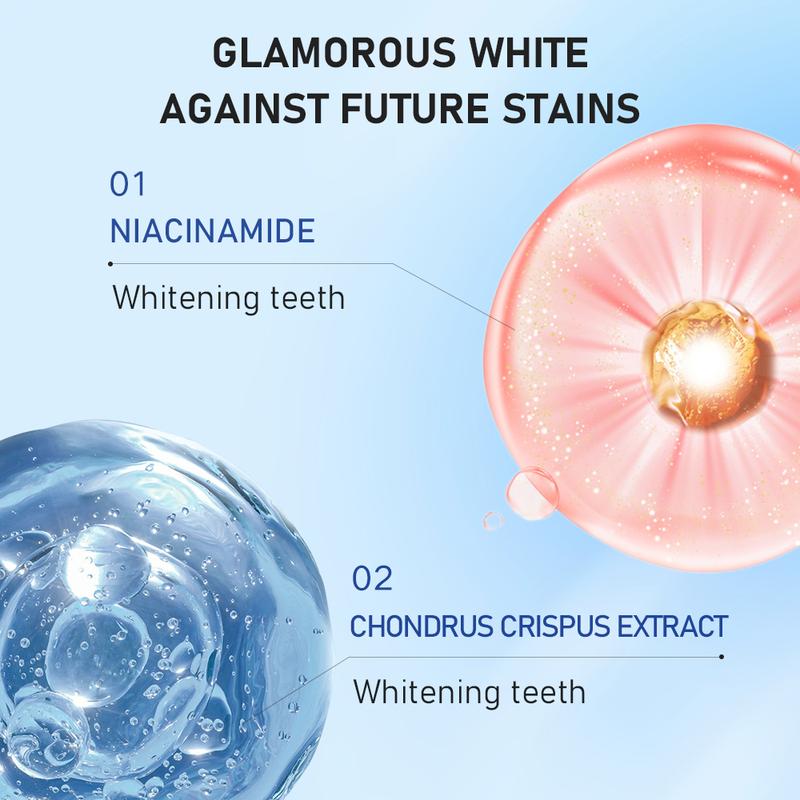 Hotluck niacinamide whitening toothpaste fresh breath protection oral whitening suitable for yellow teeth smoking oral ulcers