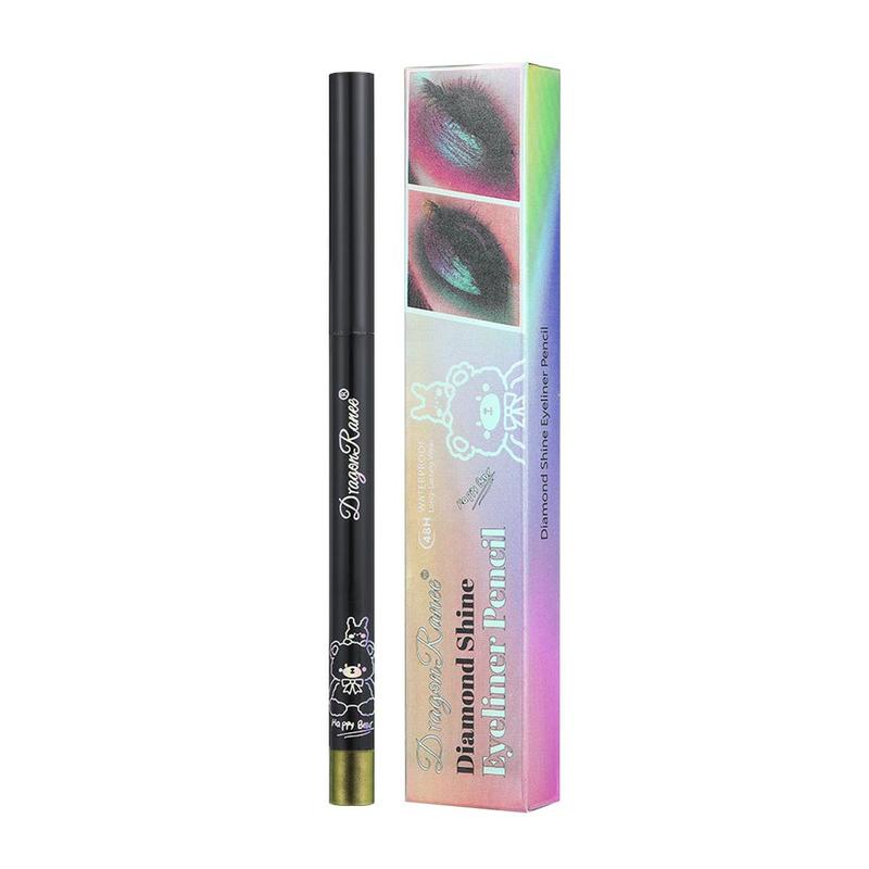 Glitter Eyeliner Pencil, 1 Count Waterproof Long Lasting Eye Shadow Stick for Women, Beauty & Personal Care Product for Women & Girls