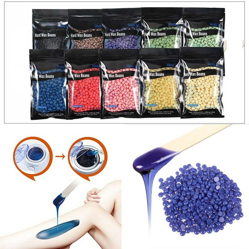 Hard Wax Beads Bean For All Waxing Types Depilatory Hair Removal Wamer Heater