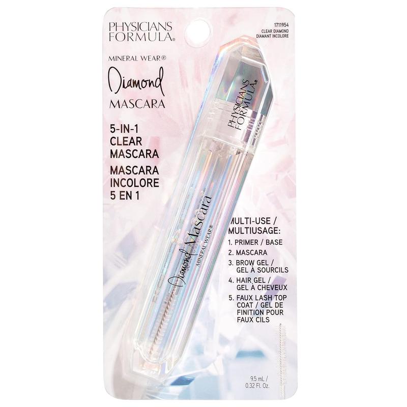 Mineral Wear Diamond Mascara Clear Diamond, Dermatologist Tested, Opthahlamologist Approved, Sensitive Eyes Cosmetic Makeup Cosmetic Makeup loreal  panorama