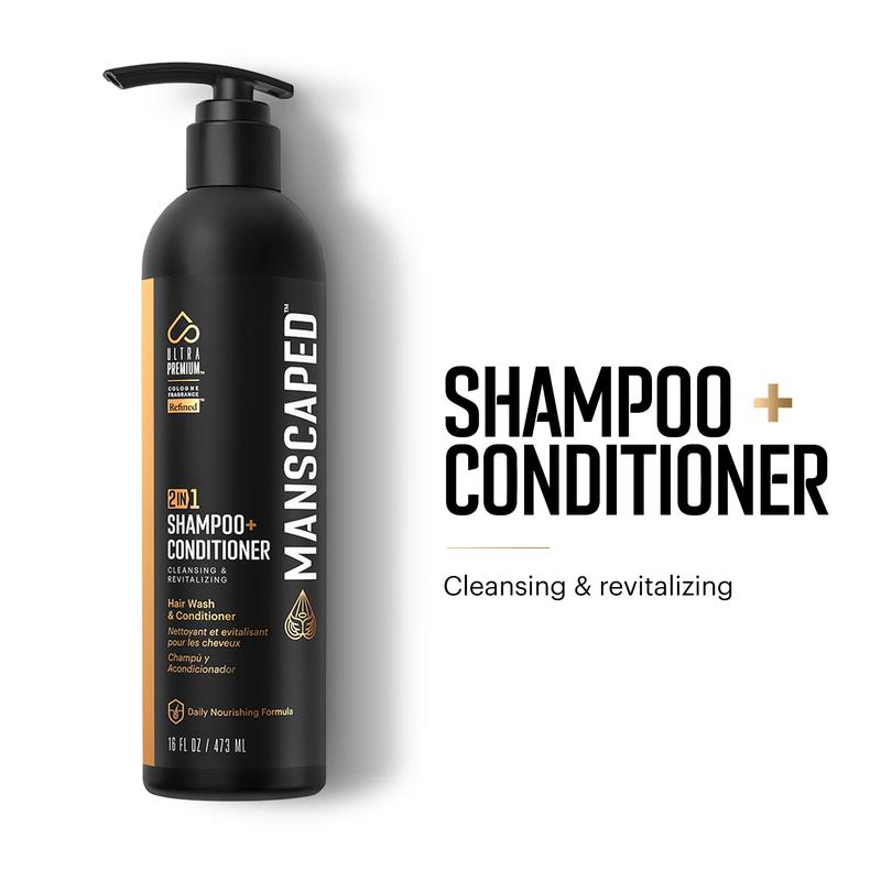 MANSCAPED® The Luxury Package 4.0 Includes: The Lawn Mower® 4.0 Electric Trimmer, The Shears 2.0 Nail Kit, Crop Preserver®, Deodorant, Body Wash, 2-IN-1 Shampoo & Conditioner, The Shed toiletry bag