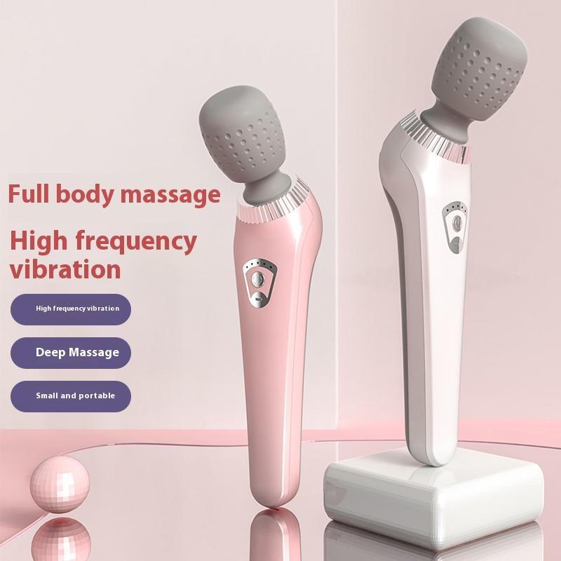 Portable USB Rechargeable Handheld Massager, 1 Box High Frequency Vibration Motor Massager, Muscle Relaxation Massager for Neck, Back, Legs, Waist, Christmas Gift