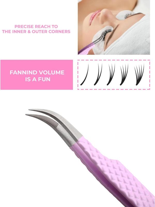 Fiber Tip Lash Tweezers For Eyelash Extension Tweezers Professional