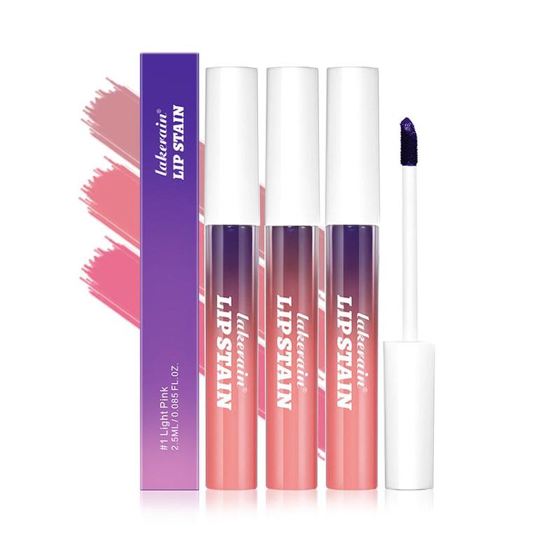 3 Counts Lakerain Tear Off Lip Gloss, The Color After Tearing Is A Matte Light Pink, and The Color May Vary Depending on The Skin Tone