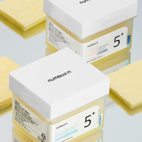 [Numbuzin] No.5 Vitamin-Niacinamide Concentrated Pad (70Pads), Brightening Skin Complexion, Blemish and spot, PHA & LHA for removing dead skin cells