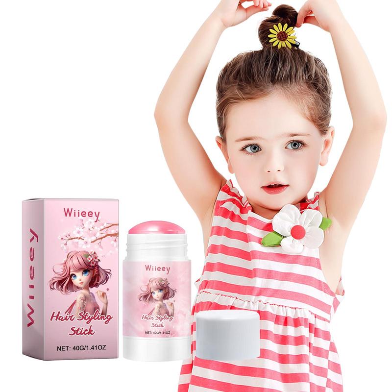 Cherry Blossom Extract Hair Styling Stick, 1 Box Hair Wax Stick for Long-lasting Soft and Freestyle Hair Styles, Easy To Use, Suitable for Travel Carry