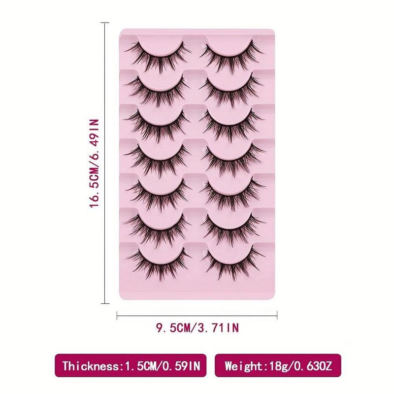 3d Volume False Eyelashes Kit, Lash Extensions Kit, Music Festival Makeup Products, Natural Fake Lashes, Reusable Cosmetic Eyelash Extensions Kit, Makeup Thick Eyelashes for Women, Summer Gifts for Her, Christmas Gift