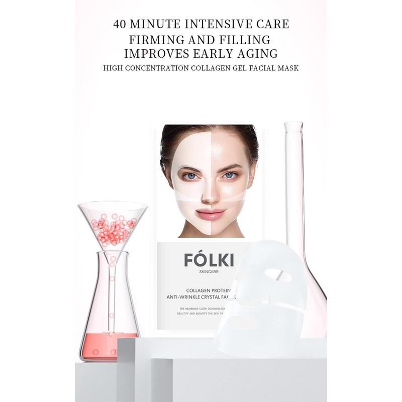 Deep Collagen PowerBoosting Mask I THE ORIGINAL OVERNIGHTCOLLAGEN MASK Collagen Mask Hyaluronic Acid Hypoallergenic Niacinamide