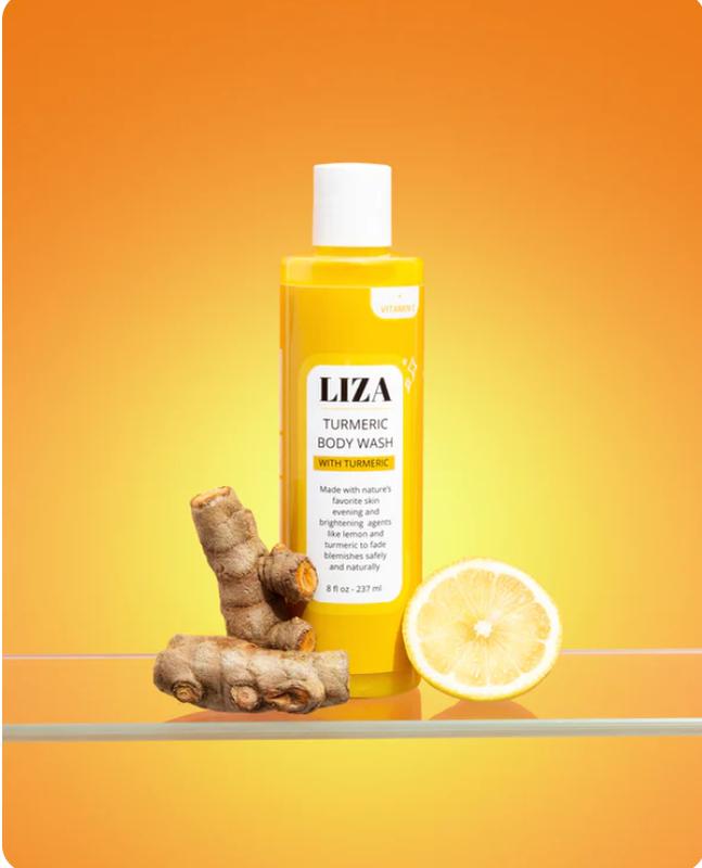 Turmeric body wash ( with lemon essential oil)