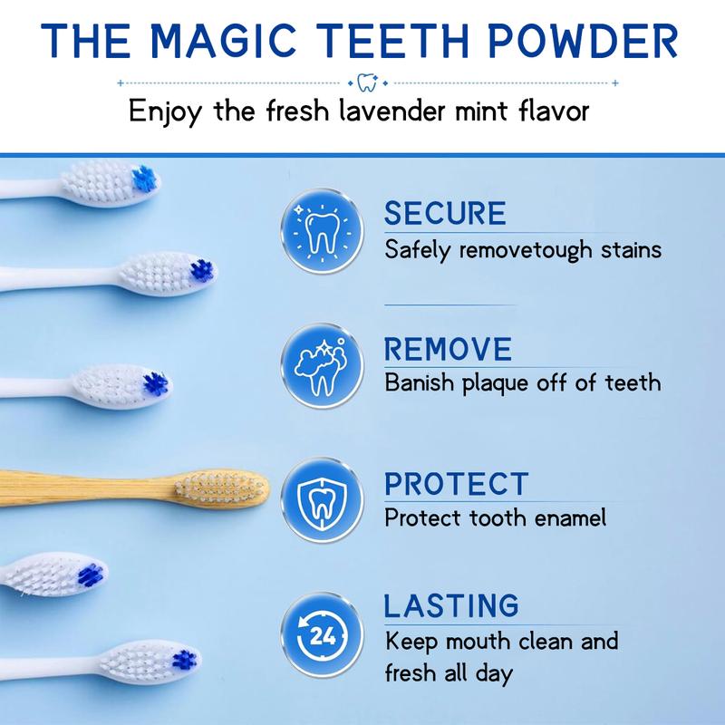 The Magic Fantastic Teeth Powder Teeth Whitening Booster Remineralizing FluorideFree Formula Hydroxyapatite Cavity Prevention Safe Natural Ingredients