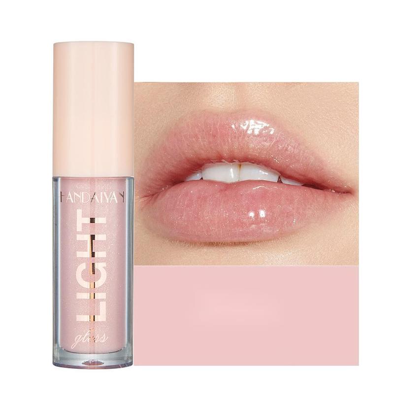 Portable Shiny Lip Gloss, Long Lasting Lip Gloss, Tinted Moisturizing Liquid Lip Balm Hydrating Glossy Lip Glaze Stick, Lip Maximizer Lip Care Lipstick