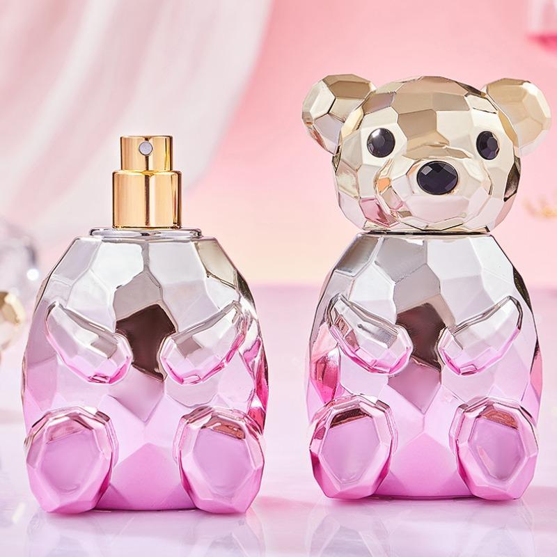 Bear Design Perfume, Cute Cartoon Bear Design Spray, Long Lasting Fragrance for Women & Girls, Gift for Girlfriend, Fragrance Mist, Midnight Shimmer, Fall Gift, Fragrances