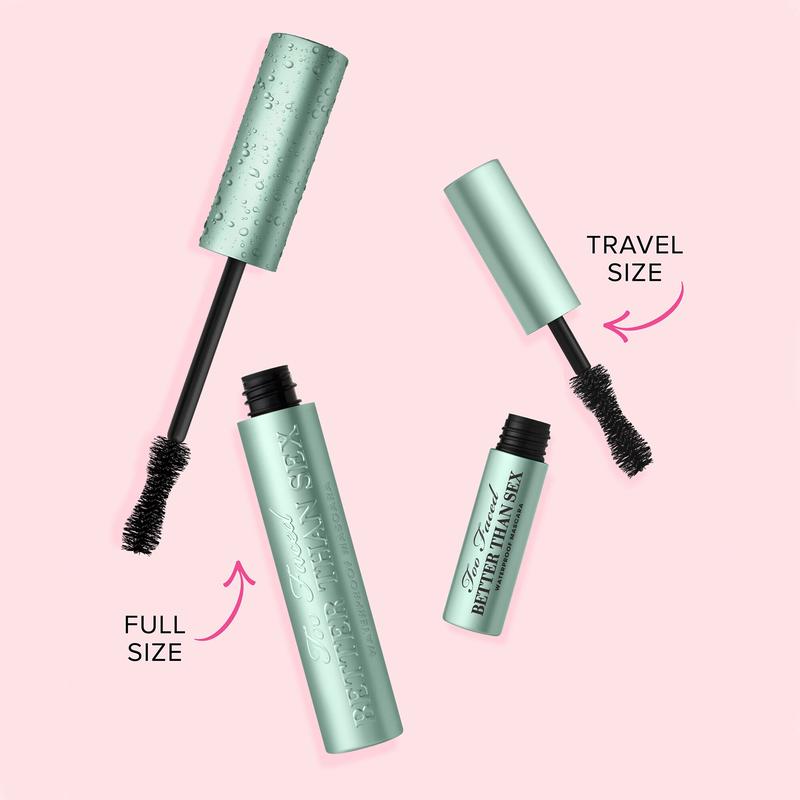 Too Faced Travel Size Better Than Sex Volumizing Lengthening Waterproof Mascara