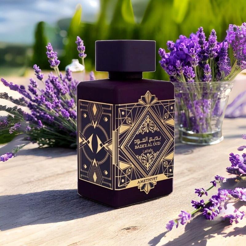 Badee Al Oud Amethyst Perfume by Lattafa 3.4oz (100ml) Eau de Parfum EDP For Unisex Cologne Scented