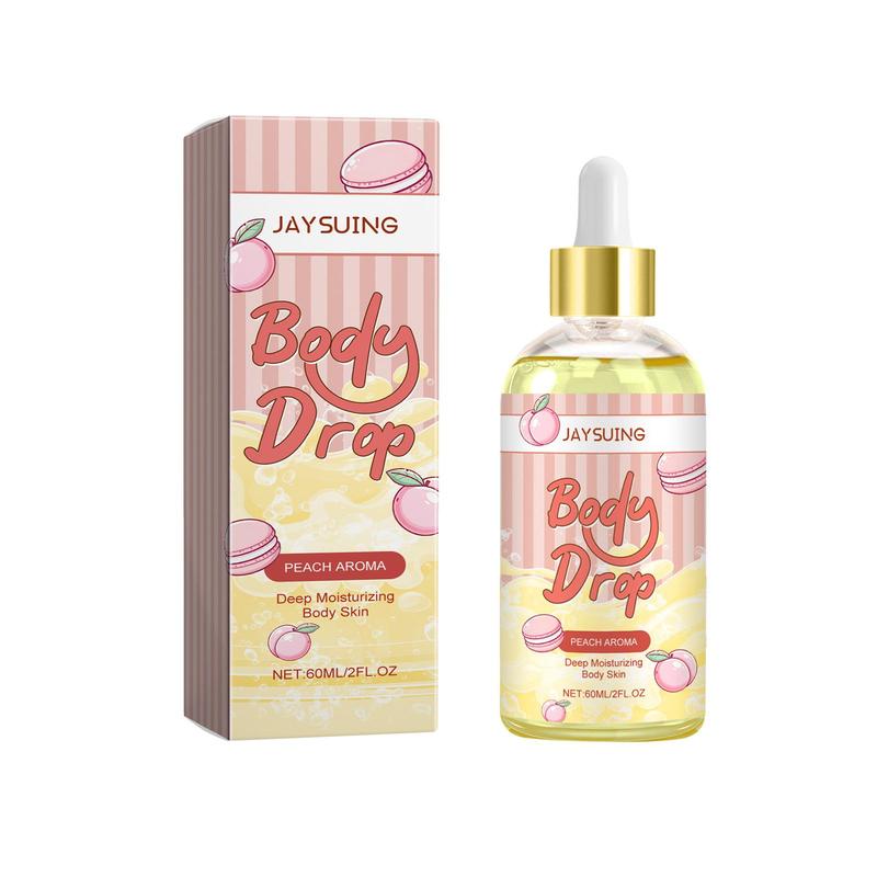 Peach Body Oil, Deep Moisturizing Body Massage Oil, Hydrating Body Care Oil, Body Care Product for Women & Men