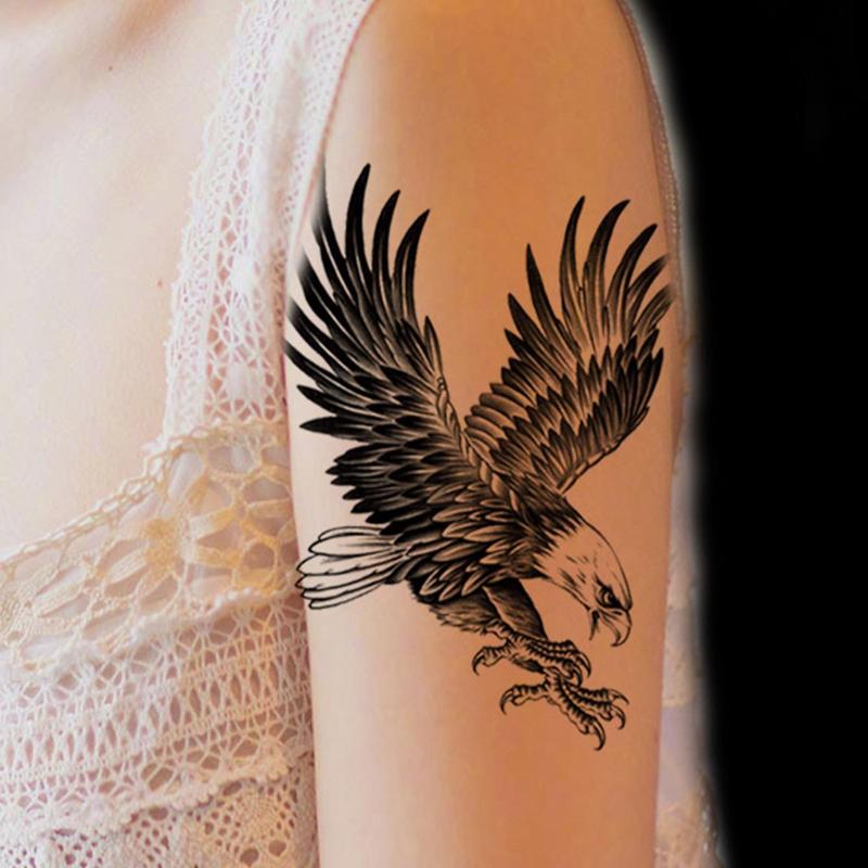 Eagle Pattern Temporary Tattoo Sticker, Creative Fake Tattoo Sticker, Body Art Decoration for Men & Women