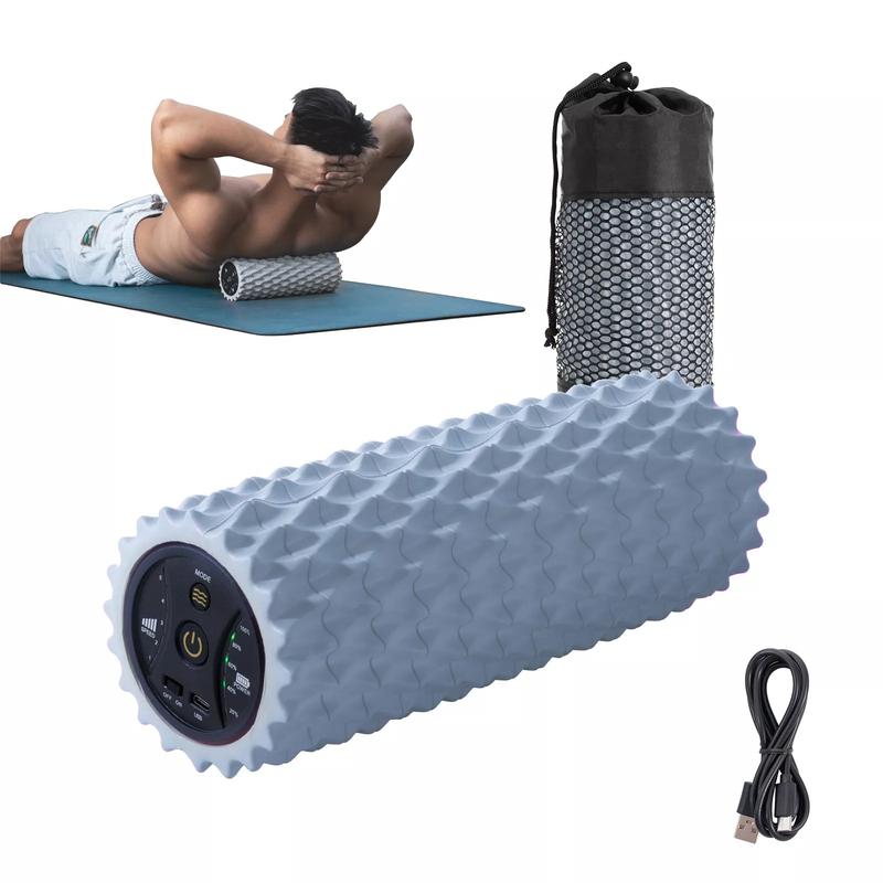 Vibrating Foam Roller for Back, Muscle Massage, Exercise, Physical Therapy Comfort