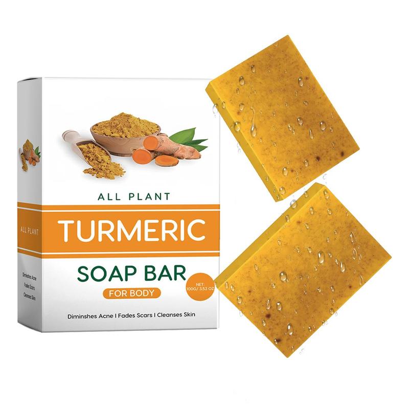 [Only $9.99!!!] Natural Turmeric Soap Bar for Face & Body-Turmeric Skin Brightening Soap Wash Reduces Acne, Fades Scars & Cleanses Skin-3.53oz Tureric Bar