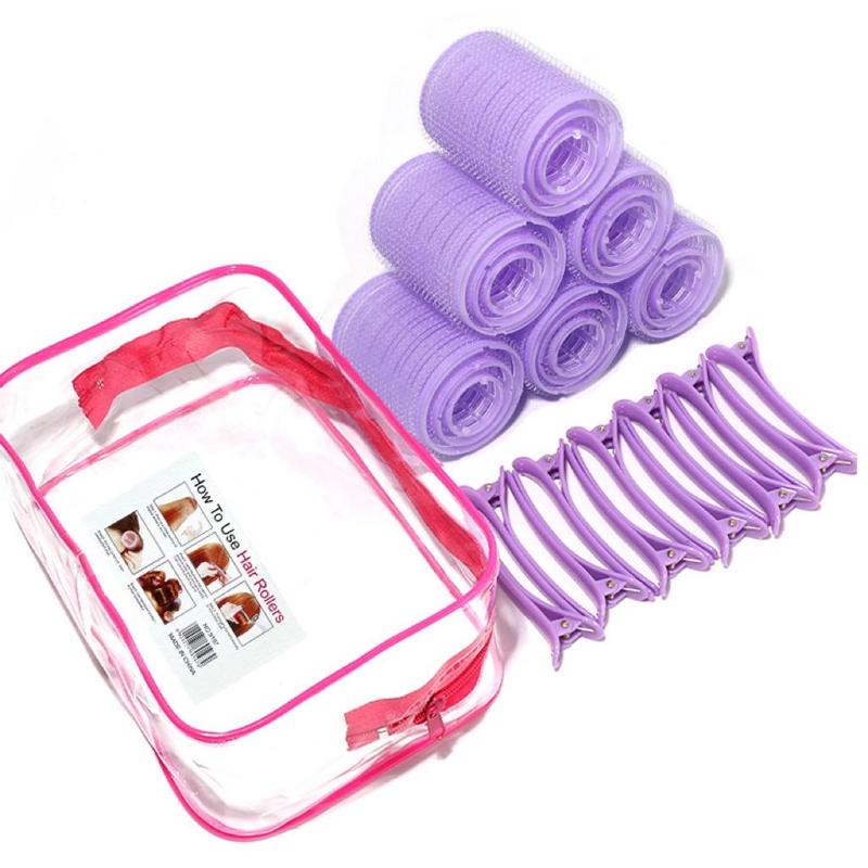 Self Grip Hair Roller Set, 30pcs set Heatless Hair Curler with Hair Clips for Women, Hair Styling Tools, Curly Hair Detangling Products