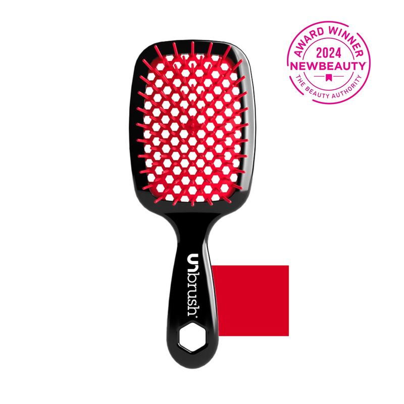 FHI Heat UNbrush Detangling Duo: UNbrush Detangling Brush and The Knot UNwinder 7-in-1 Detangling Spray Haircare Heatless