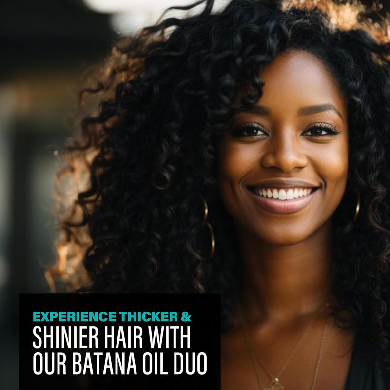 Hotana Batana Oil Holiday Special - Includes 2 (4oz Jars) - 100% Batana Oil & Roasted Batana Oil + Hair Mask