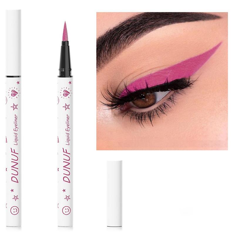 Long Lasting Liquid Eyeliner, Quick Drying Fine Tip Eyeliner Pen, Easy to Apply for Eye Makeup, Daily Eye Makeup Accessories, Summer Makeup