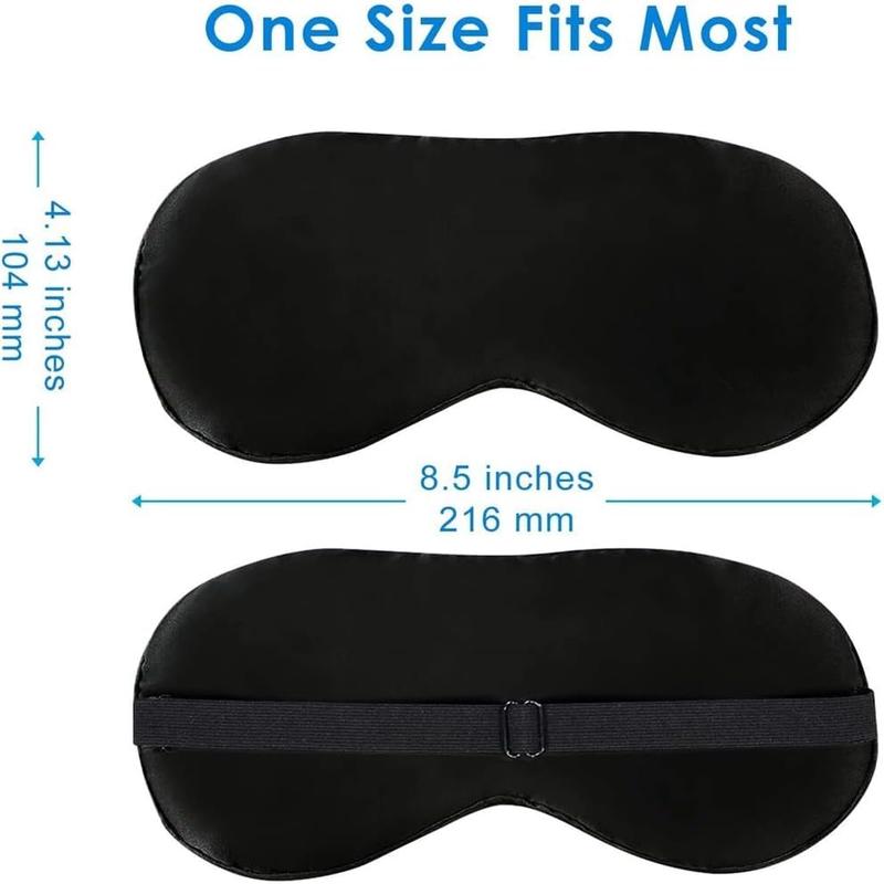 Sleep Mask & BlindfoldSuper-Smooth Eye mask for SleepingSuitable for Travel, nap, Night Sleep,for Men Women  Sleeping mask (Black) Gift