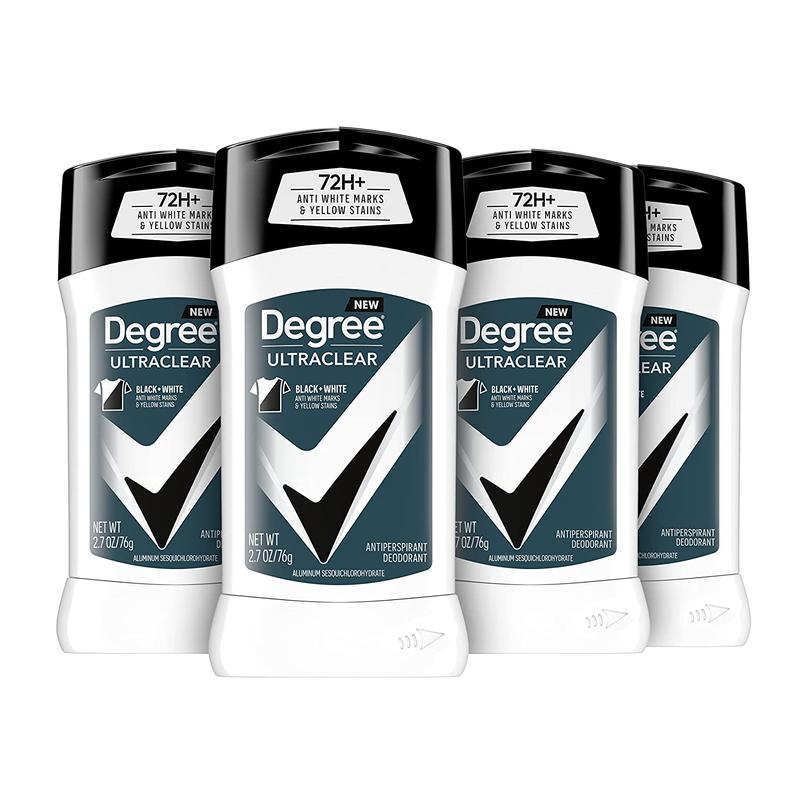 Degree Men Ultraclear Antiperspirant Deodorant Black+White 2 Count 72-Hour Sweat & Odor Protection Antiperspirant for Men with Motionsense Technology 2.7 Oz Unilever