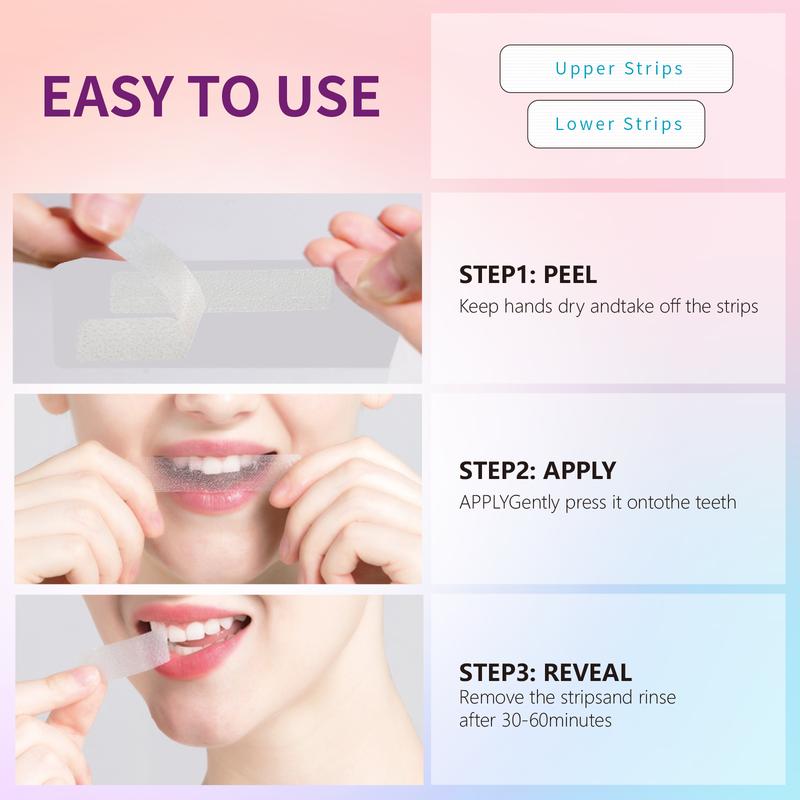 Coconut whitening strips,coconut oil whitening enamel  whitening strips Oral Essence