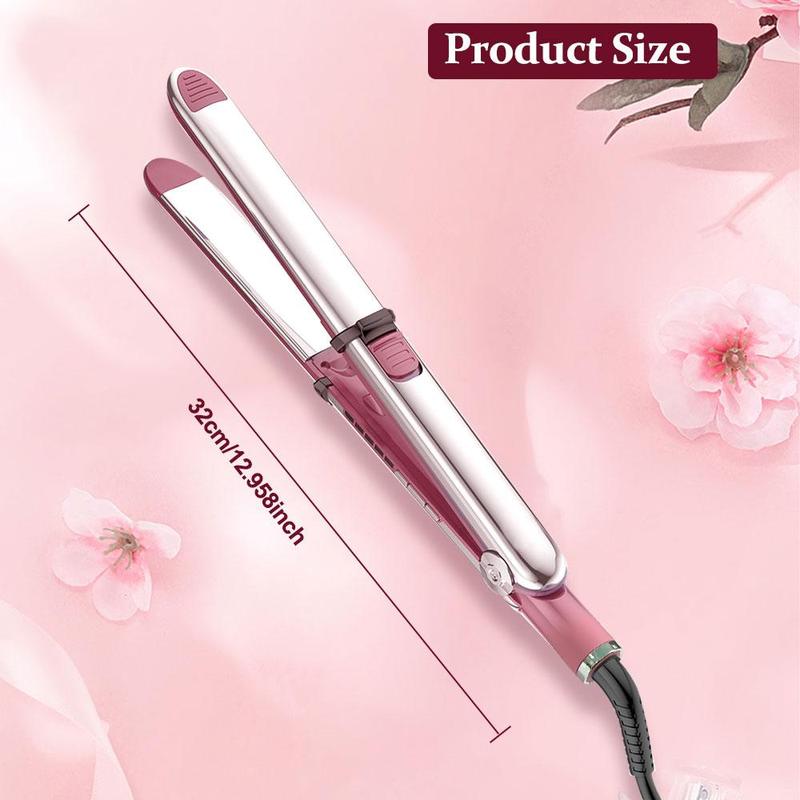 2 in 1 Curling Hair Iron, Curlers & Straighteners Machine, Flat Iron for Home & Salon Use, Professional Hair Styling Tool for Women & Girls