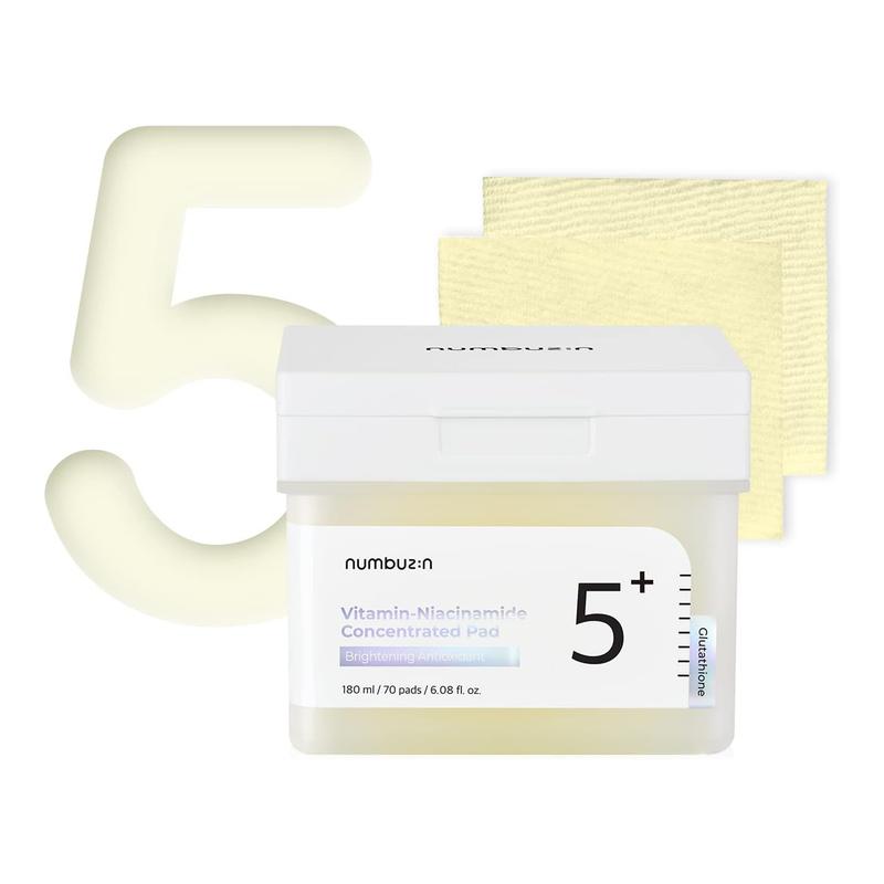 [Numbuzin] No.5 Vitamin-Niacinamide Concentrated Pad (70Pads), Brightening Skin Complexion, Blemish and spot, PHA & LHA for removing dead skin cells