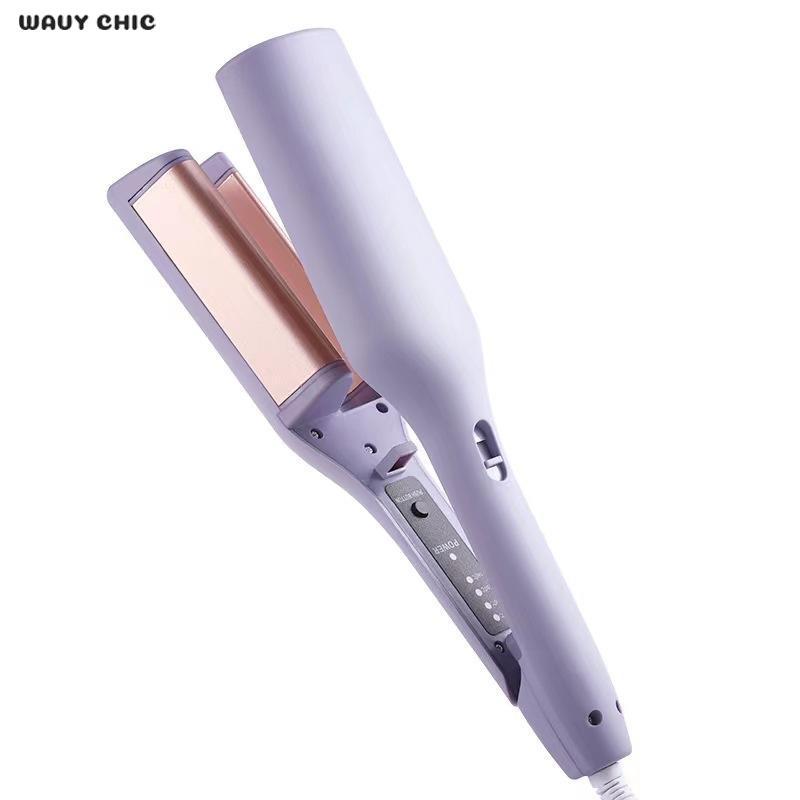 [Wavy Chic] French wave curling iron, 32MM French V-shaped curling iron, 4-speed temperature adjustment, fast heating adjustable temperature, suitable for any hairstyle hair type