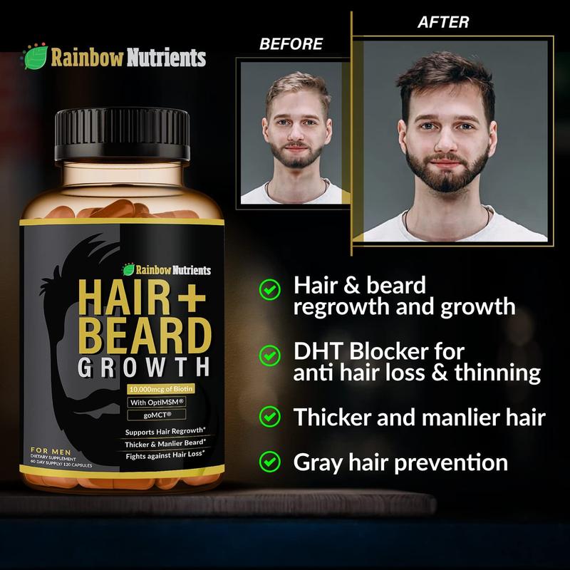 Hair + Beard Growth for Men