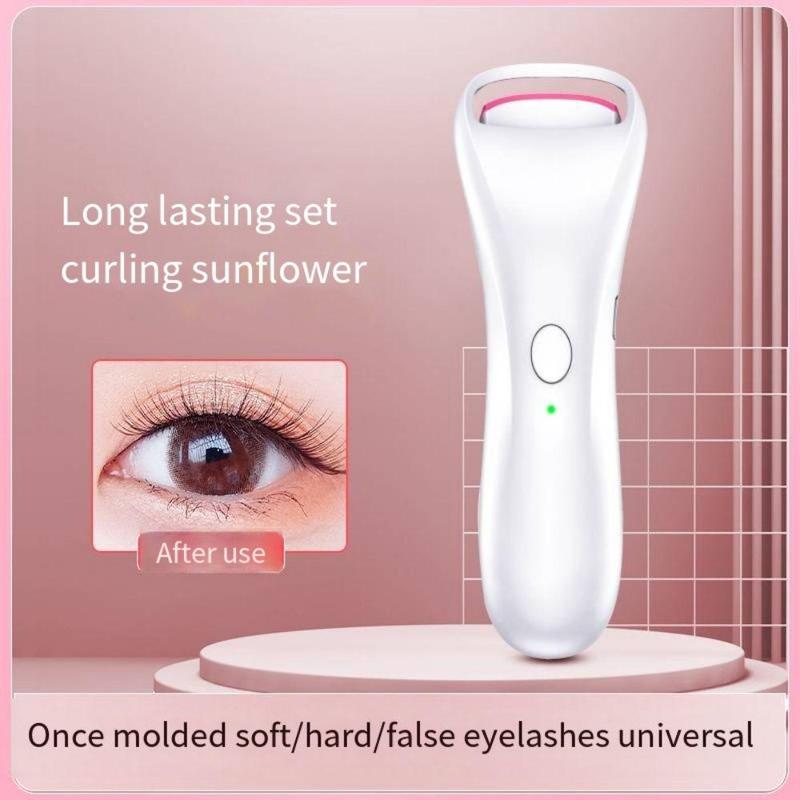 Electric Eyelash Curler, Portable Electric Heating Eyelash Curler with Two Gear Adjustment, Professional Eye Makeup Tool for Women