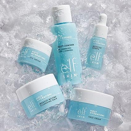 e.l.f. SKIN Hydrated Ever After Skincare Mini Kit - Cleanser, Makeup Remover, Moisturiser & Eye Cream for Deep Hydration - Moisturize, Skin Repair