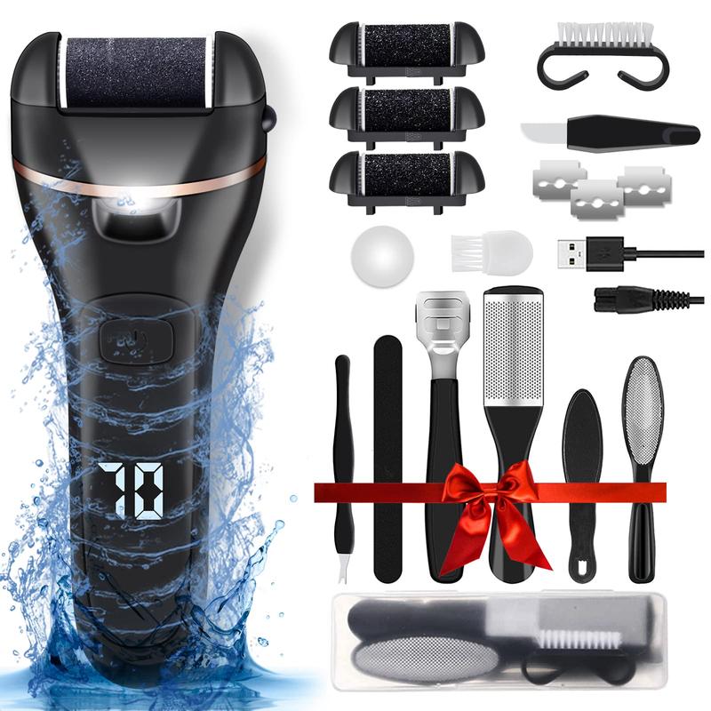 19 In 1 Professional Foot Care Tools, 1 Set Foot File Callus Removers, Pedicure Foot Care Products For Men & Women, Summer Gift, Nail Art & Care Tool, Electric Foot File, Nail Equipment