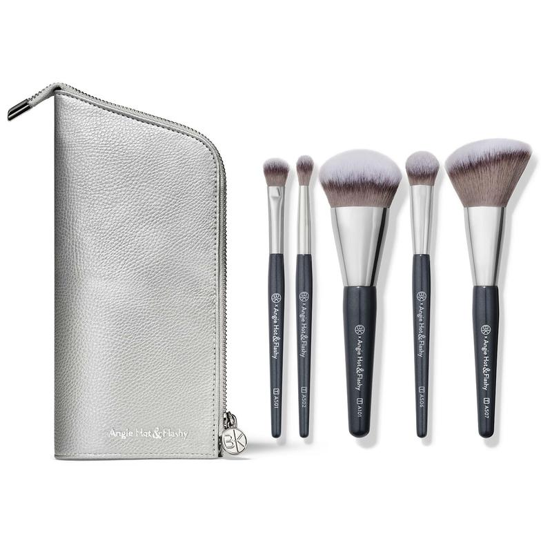 BK Beauty X Angie Hot & Flashy Travel Brush Set with Pouch