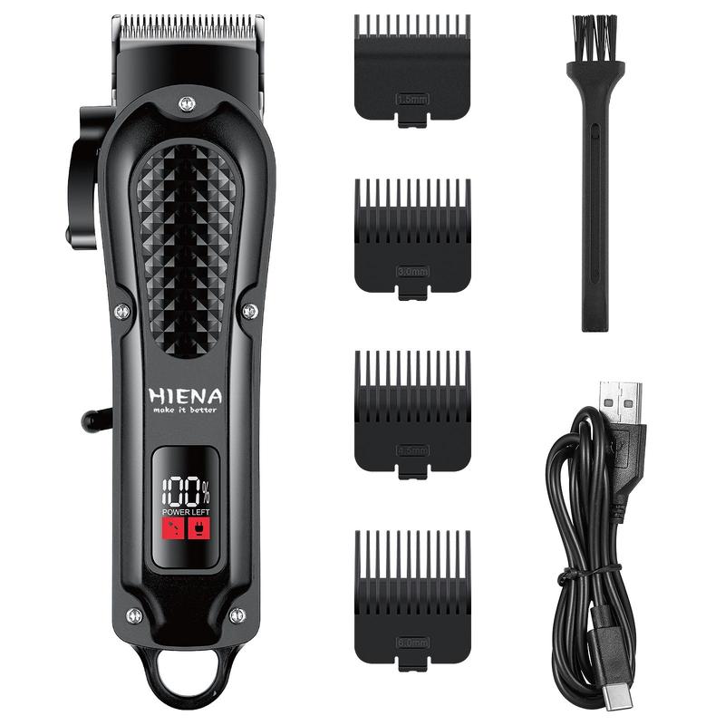 Hair Clipper, 1 Box Retro Oil Head Carving Digital USB Professional Hair Clipper, Electric Push Clipper, Hair Trimmer for Men