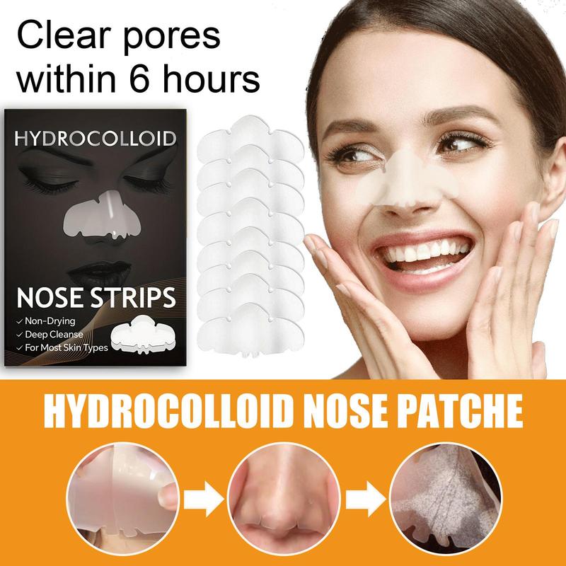 Non-drying & Deep Cleanse Nose Strips, 60pcs set Gentle Oil Control Nose Pore Cleaning Strips, Facial Skin Care Products for Women & Men