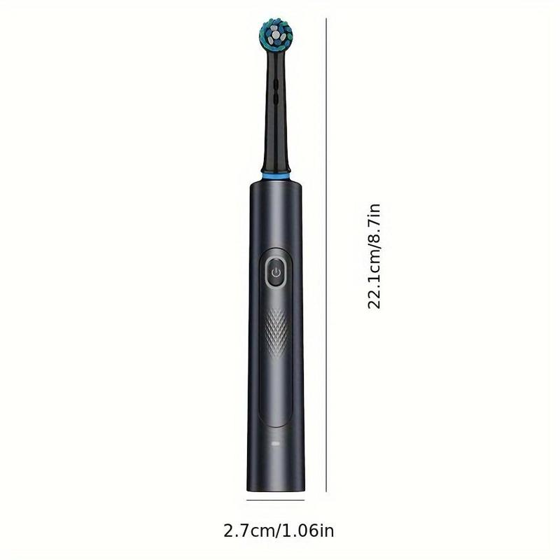 Electric Toothbrush Set, 1 Count USB Rechargeable Electric Toothbrush & 8 Counts Brush Head, Oral Care Product for Adults