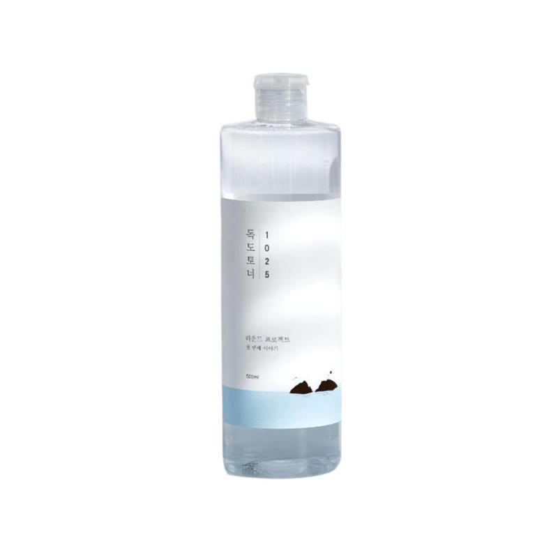 [ROUND LAB] 1025 Dokdo Toner 500ml, Long Lasting Moisture, Exfoliate Dead Skin Cells, Replenish Skin with Long Lasting Moisture, Hydrating, Watery Type Toner, Korean Skin Care