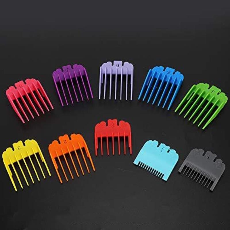 Electric Hair Clipper Replacement Comb, 10pcs Professional Hair Clipper Replacement Comb, Hair Clipper Accessories for Men & Women, Gift for Halloween, Christmas