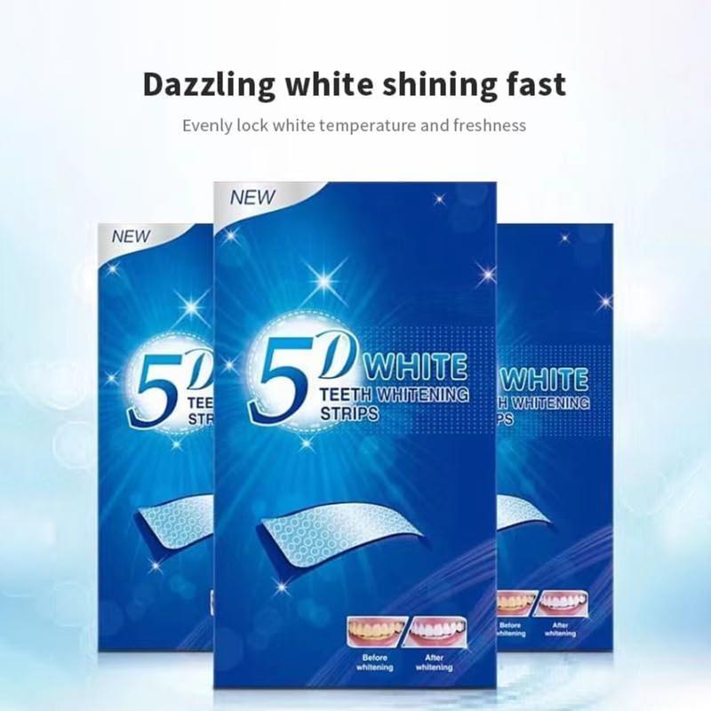 New 5D Teeth Whitening Strips in at - home whitening Kits. Oral Daily