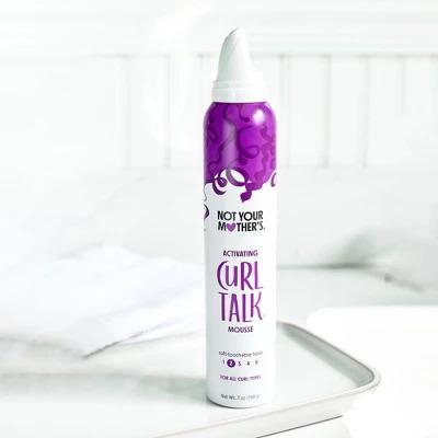 Not Your Mother's Curl Talk Activating Mousse Gel Haircare Lightweight Frizz Salon