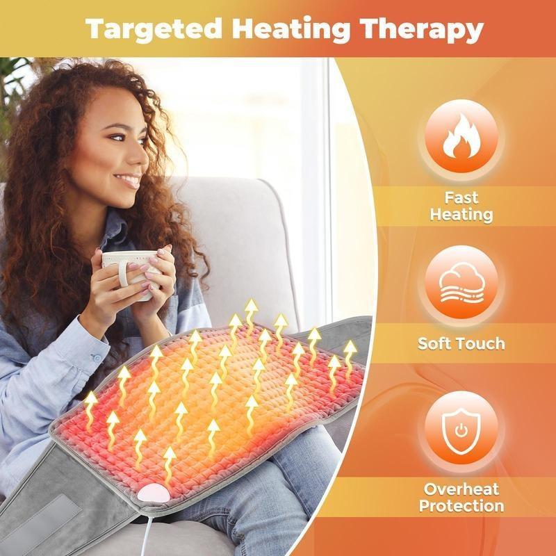 Electric Waist Warmer Heating Pad, 9 Heat Level Timer Warm Body Warming Massager, Multi-use Massager for Home Office Use