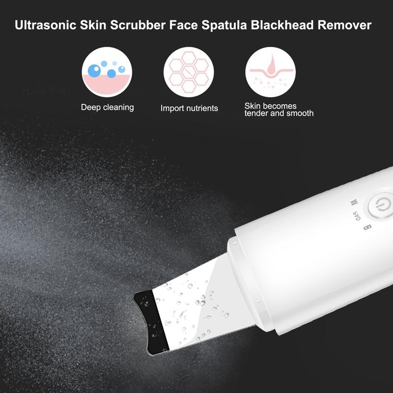 Ordinary Ultrasonic Skin Scrubber Blackhead Remover Pore Cleaner Facial Scrubber Comedones Extractor Facial Deep Cleansing Skin Care Comfort