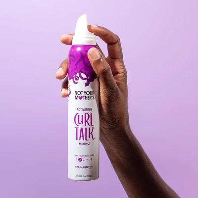 Not Your Mother's Curl Talk Activating Mousse Gel Haircare Lightweight Frizz Salon