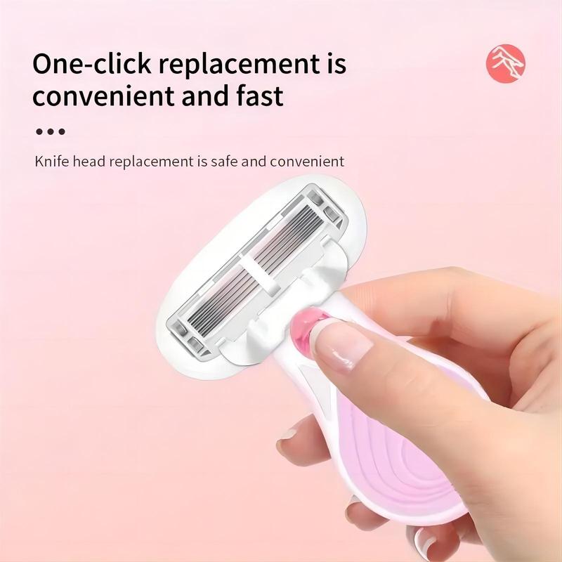 Portable Manual Shaver, 1 Count Multi-functional 5-layer Design Hair Removal Tool For Women