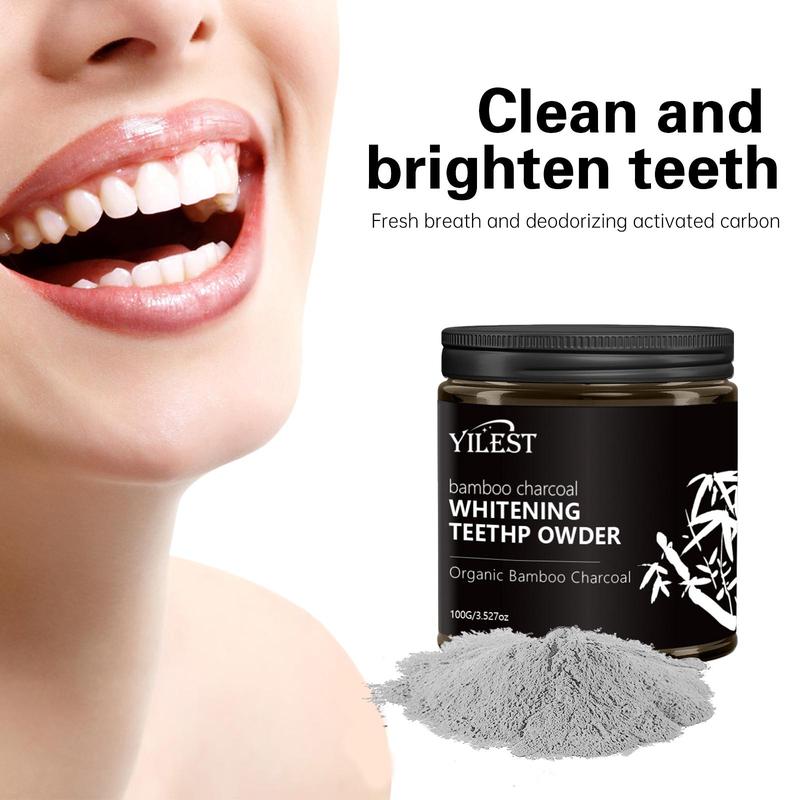 Bamboo Charcoal Tooth Powder, Mint Flavor Oral Cleansing Toothpaste, Breath Purification Toothpaste, Daily Oral Care Toothpaste, Improve Oral Health