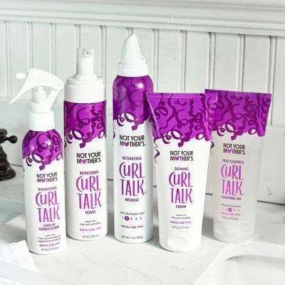 Not Your Mother's Curl Talk Activating Mousse Gel Haircare Lightweight Frizz Salon